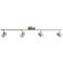Pro Track Vester 4-Light Brushed Nickel LED Track Fixture