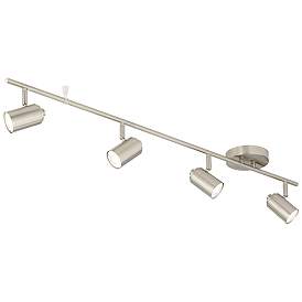 Image2 of Pro Track Vester 4-Light Brushed Nickel LED Wall or Ceiling Track Fixture