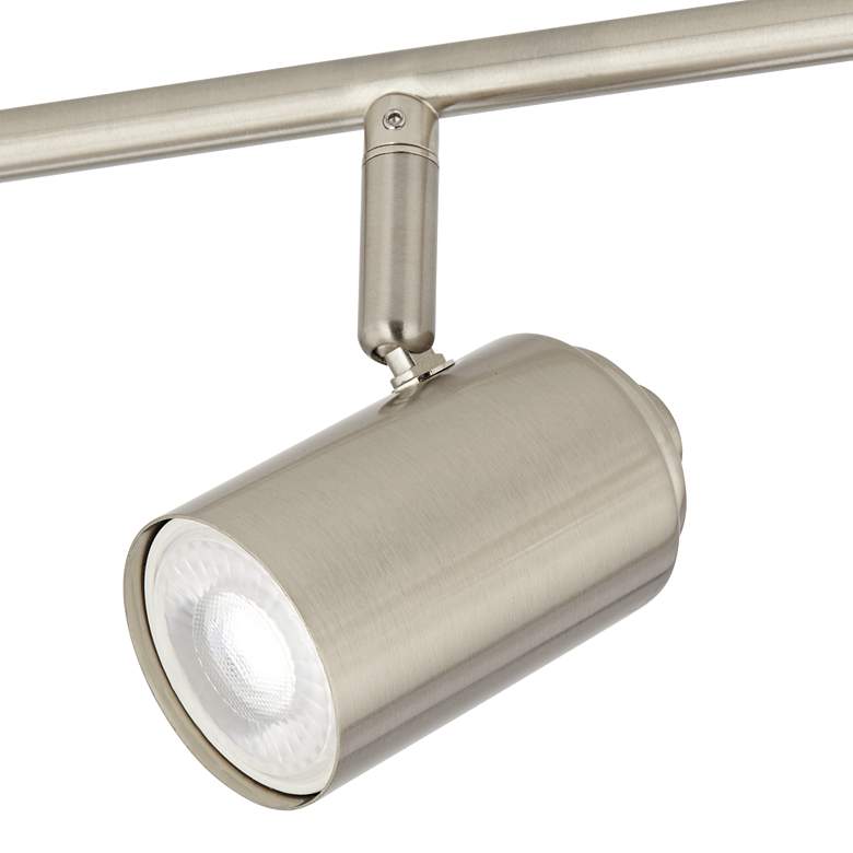 Image 3 Pro Track Vester 4-Light Brushed Nickel LED Wall or Ceiling Track Fixture more views