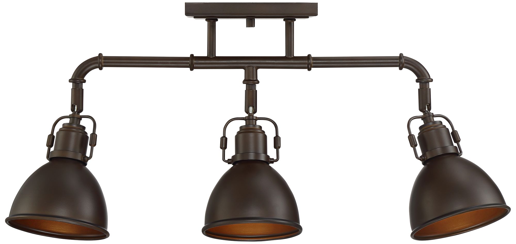 rubbed bronze track lighting