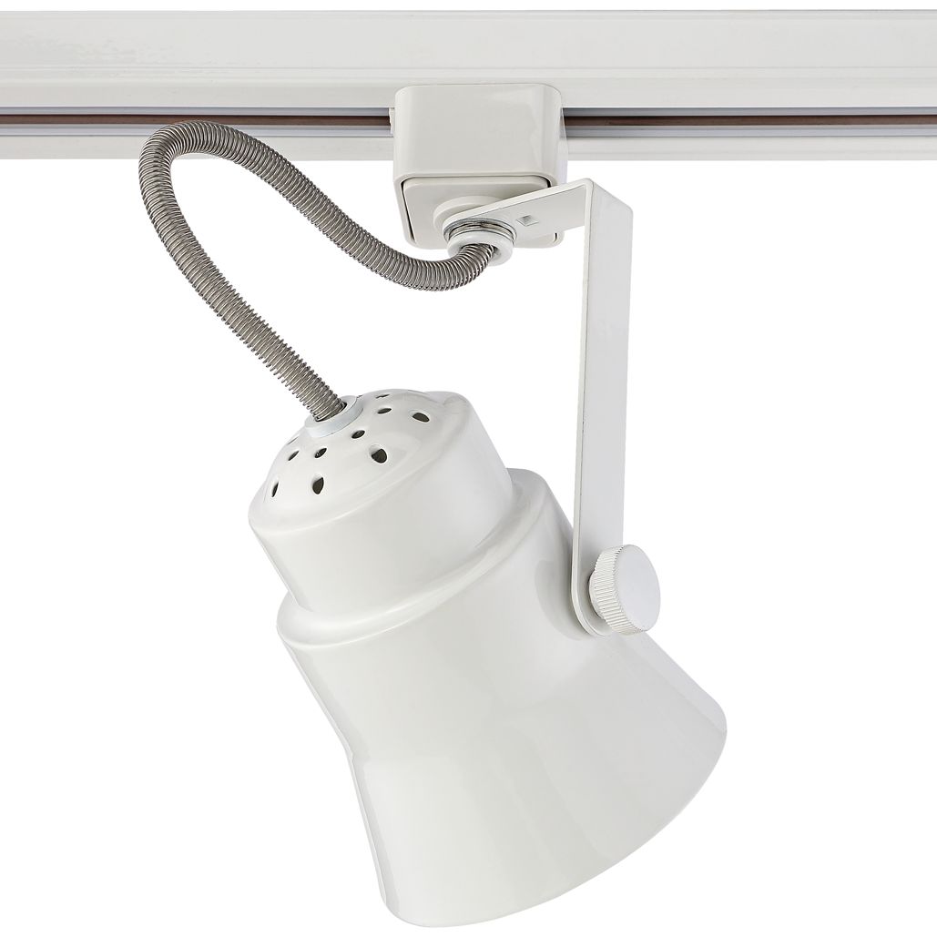 Image 4 Pro Track White 50W GU10 Track Head for Halo Track Systems more views