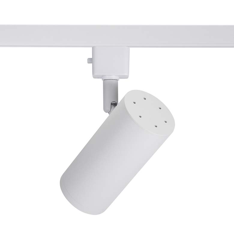 Image 2 Pro Track White 8.5 Watt LED Cylinder Lightolier system Track Head more views