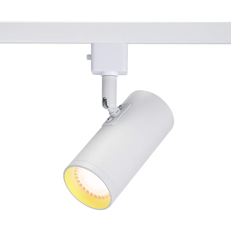 Image 3 Pro Track White 8.5 Watt LED Cylinder Lightolier system Track Head more views