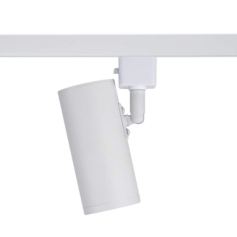 Image 4 Pro Track White 8.5 Watt LED Cylinder Lightolier system Track Head more views