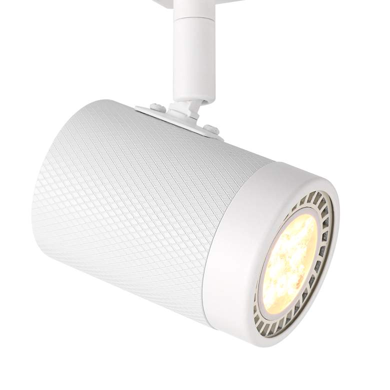 Image 2 Pro Track White Cylinder GU10 LED Track Head for Halo System more views