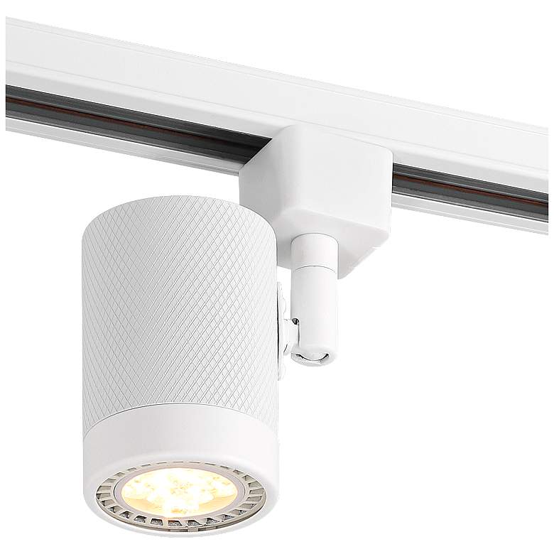 Image 4 Pro Track White Cylinder GU10 LED Track Head for Halo System more views