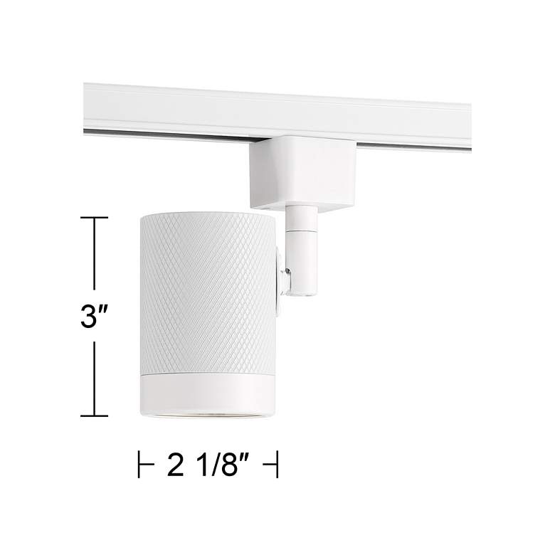 Image 7 Pro Track White Cylinder GU10 LED Track Head for Halo System more views