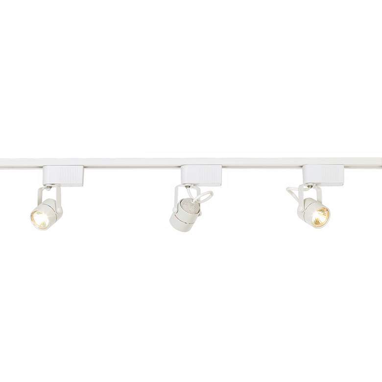 Image 5 Pro Track® White Finish 3-Light Linear Track Kit  For Wall or Ceiling more views