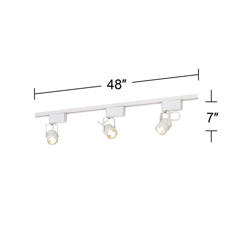 Image 7 Pro Track&#174; White Finish 3-Light Linear Track Kit  For Wall or Ceiling more views
