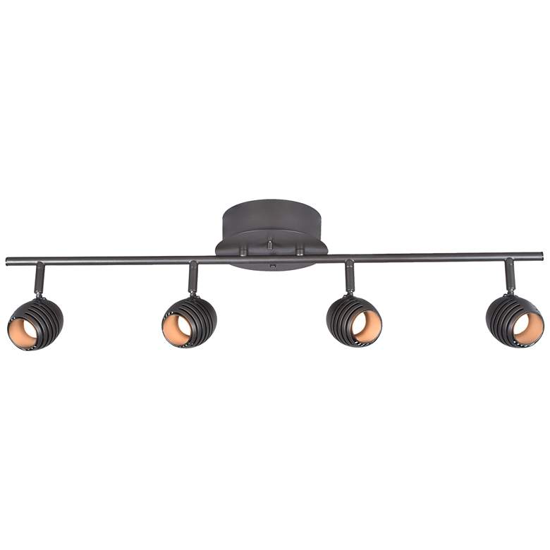 Image 1 Pro Track&#174; Zephyr 4-Light Bronze LED Track Fixture