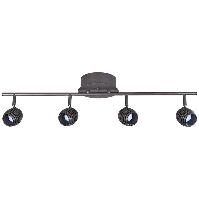 Image 3 Pro Track® Zephyr 4-Light Bronze LED Track Fixture more views