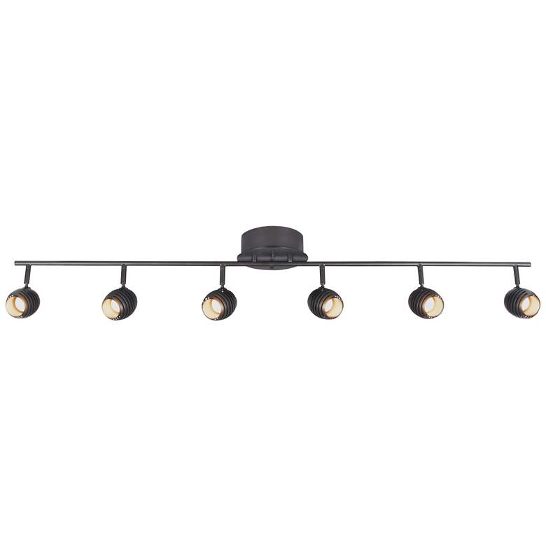 Image 1 Pro Track® Zephyr 6-Light Bronze LED Track Kit Fixture