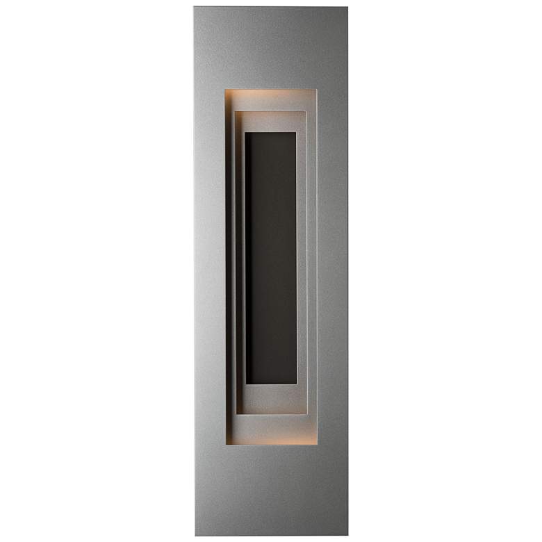Image 1 Procession 27.5"H Coastal Burnished Steel Outdoor Sconce With Black Ac