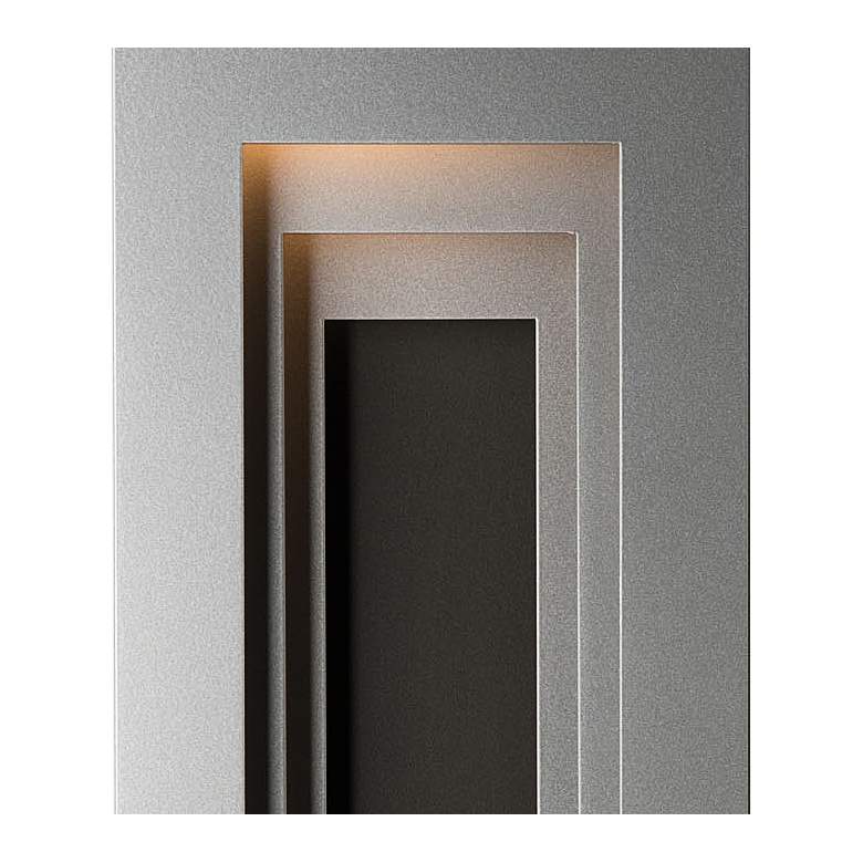 Image 2 Procession 27.5"H Coastal Burnished Steel Outdoor Sconce With Black Ac more views