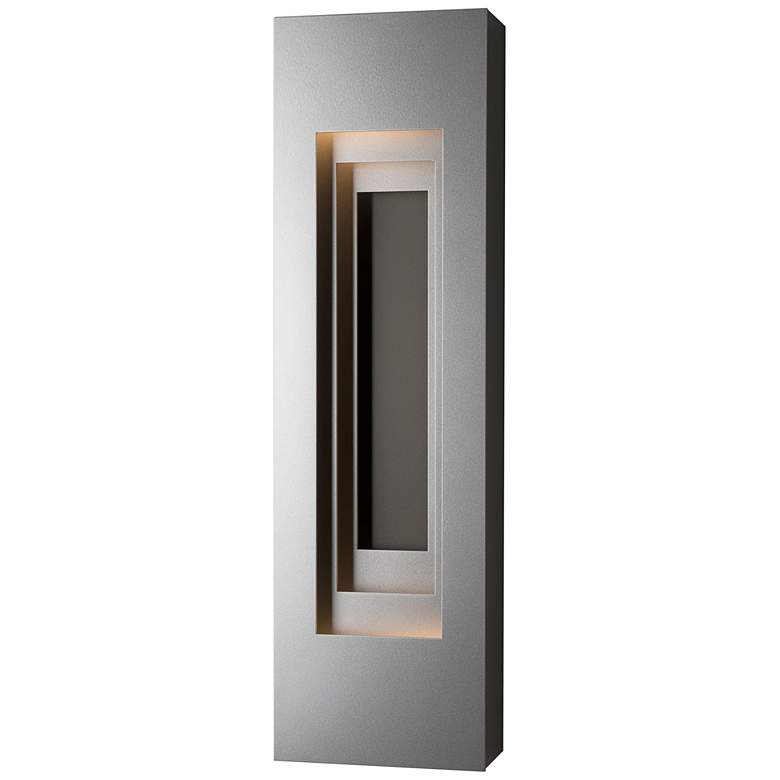 Image 3 Procession 27.5"H Coastal Burnished Steel Outdoor Sconce With Black Ac more views