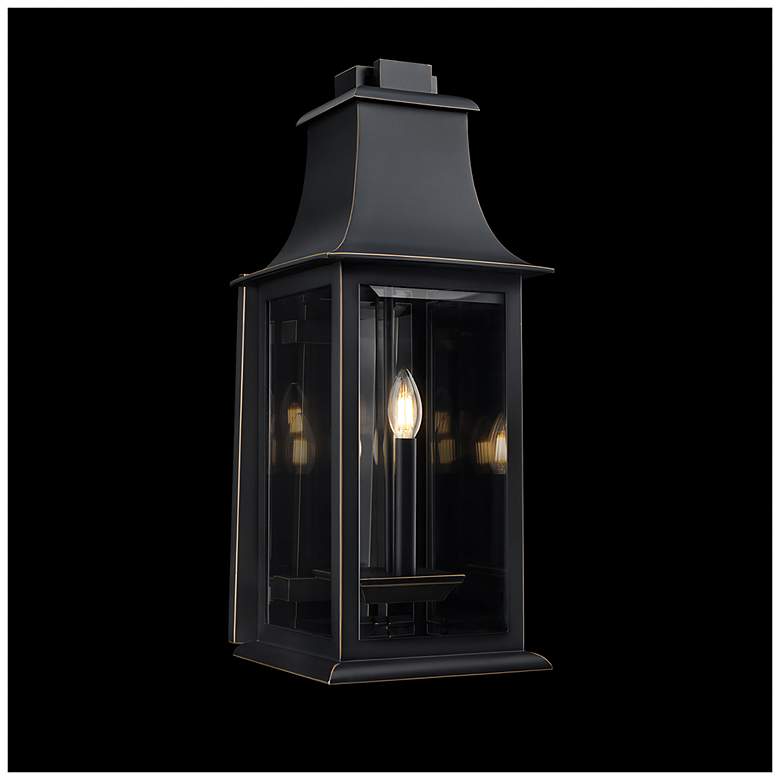 Image 2 Proctor 25.13"H x 9.63"W 3-Light Outdoor Wall Light in Oil Rubbed Bronze more views