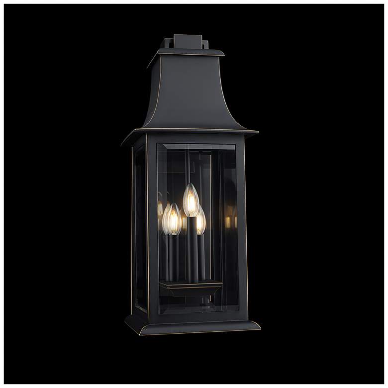 Image 3 Proctor 25.13"H x 9.63"W 3-Light Outdoor Wall Light in Oil Rubbed Bronze more views