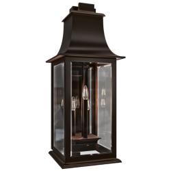 Proctor 32"H x 15.7"W 3-Light Outdoor Wall Light in Oil Rubbed Bronze
