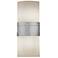 Profiles 12"H Chrome and Opal Acrylic Exterior Sconce LED