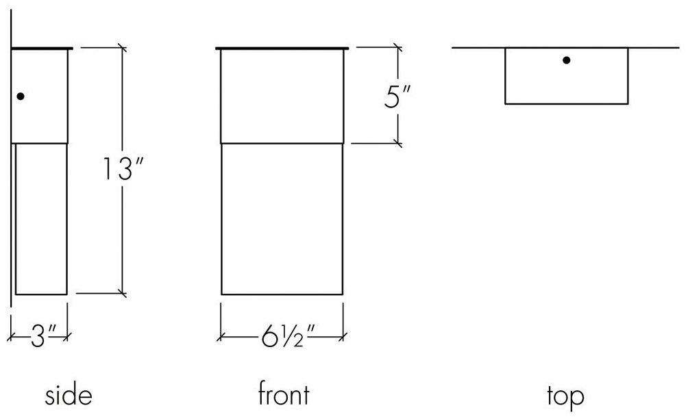 Image 2 Profiles 13" High Dark Iron|Opal Acrylic Exterior Sconce Triac LED more views