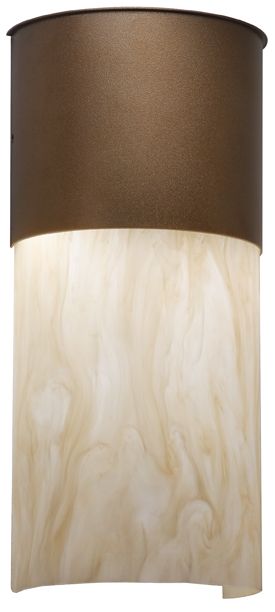 Profiles 13" High Empire Bronze|Caramel Onyx ADA Sconce 0-10V LED