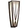 Profiles 15 1/2" Medieval Bronze Opal Acrylic ADA Sconce LED