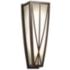 Profiles 15 1/2" Medieval Bronze Opal Acrylic ADA Sconce LED