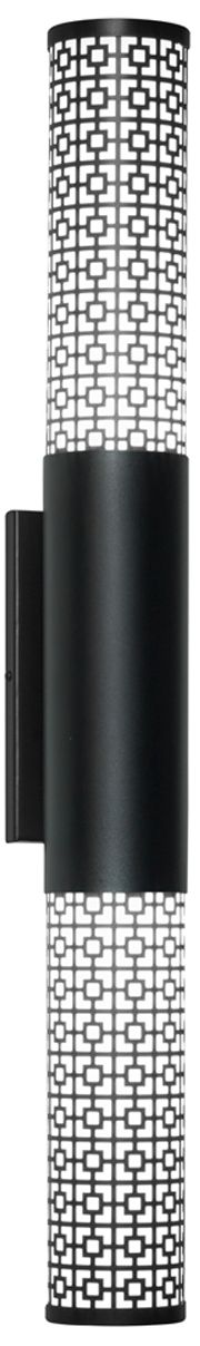 Profiles 34" High Black|Opal Acrylic ADA Sconce LED Retrofit
