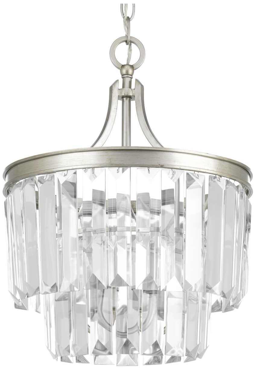 Image 3 Progress Light Glimmer Collection 3-Light 15-1/2" Semi-Flush Convertible more views