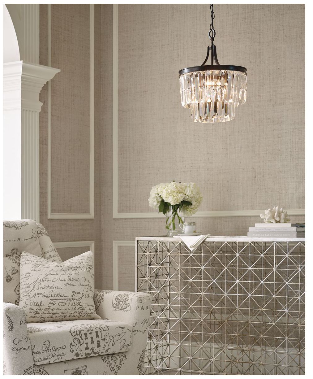 Image 2 Progress Light Glimmer Collection 3-Light 15-1/2" Semi-Flush Convertible more views