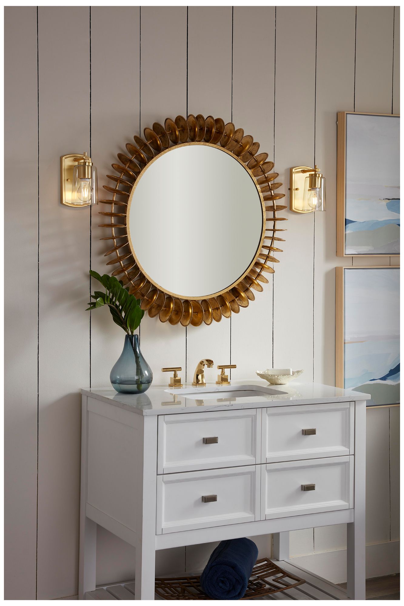 Image 3 Progress Lighting Adley 1-Light Clear Glass New Traditional Vanity Light more views