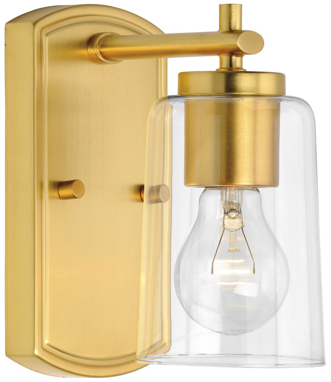 Image 5 Progress Lighting Adley 1-Light Clear Glass New Traditional Vanity Light more views