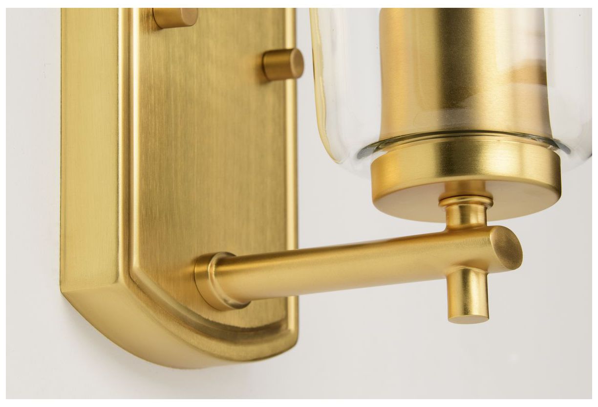 Image 7 Progress Lighting Adley 1-Light Clear Glass New Traditional Vanity Light more views