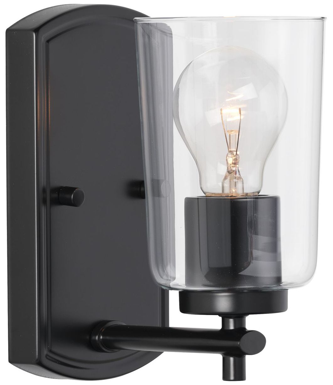 Progress Lighting Adley 1-Light Clear Glass New Traditional Vanity Light