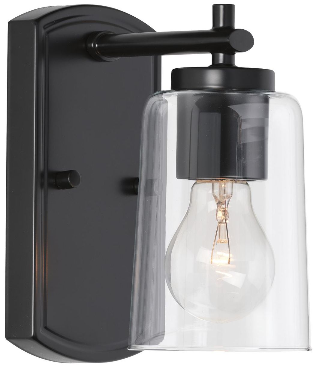 Image 2 Progress Lighting Adley 1-Light Clear Glass New Traditional Vanity Light more views