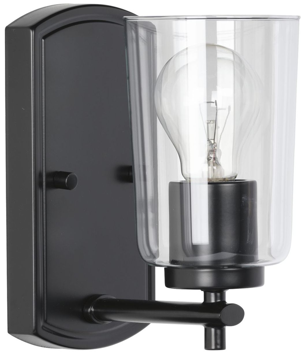 Image 7 Progress Lighting Adley 1-Light Clear Glass New Traditional Vanity Light more views