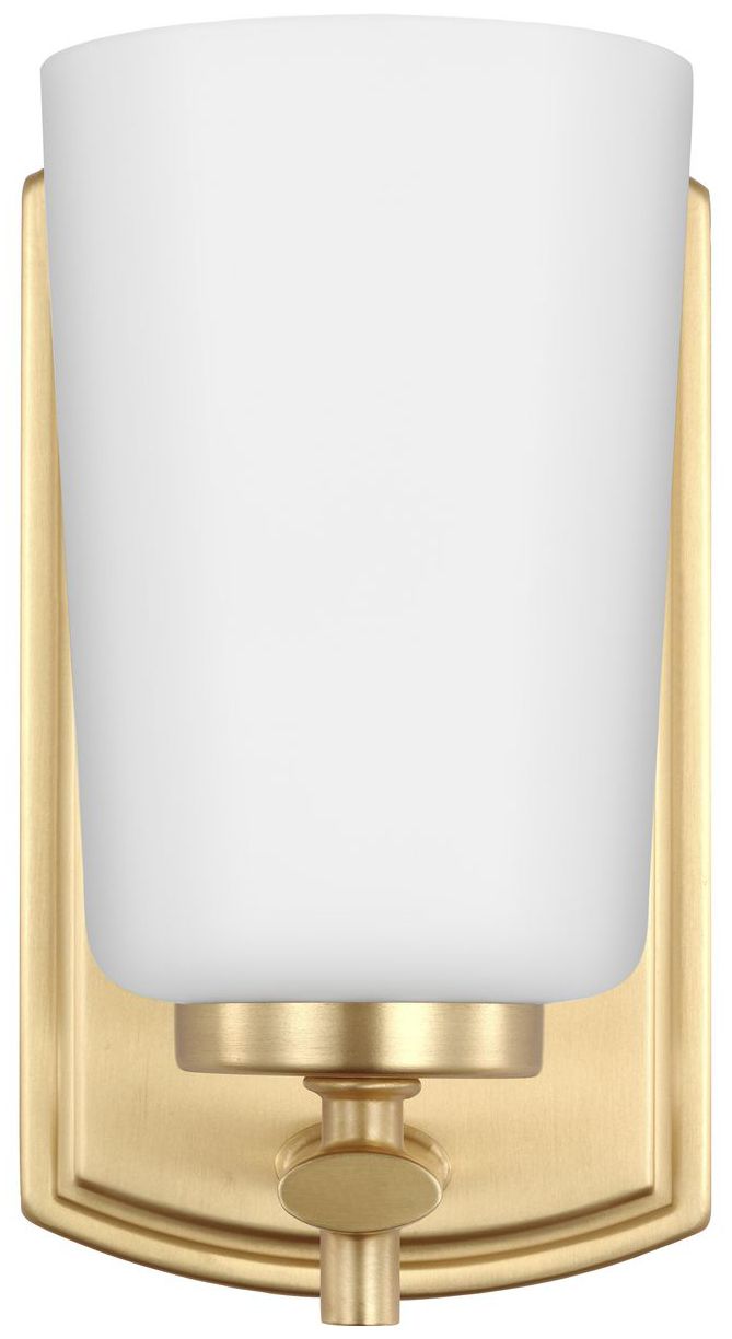 Image 5 Progress Lighting Adley 1-Light Etched Opal Glass Vanity Light more views