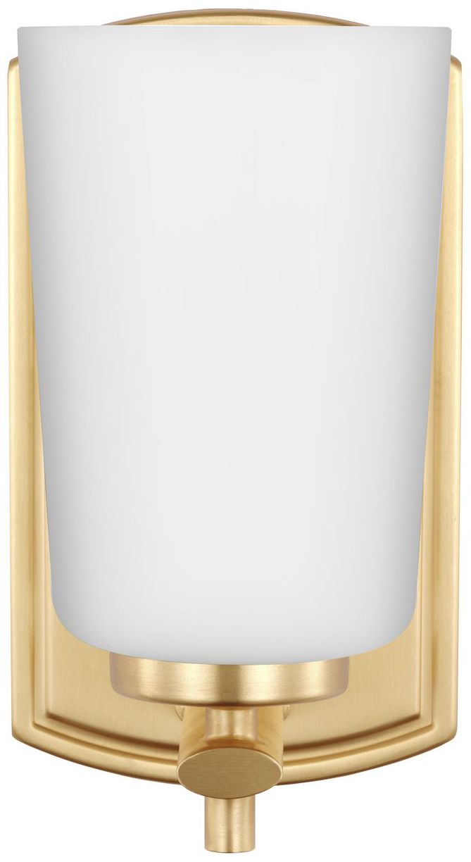 Image 6 Progress Lighting Adley 1-Light Etched Opal Glass Vanity Light more views