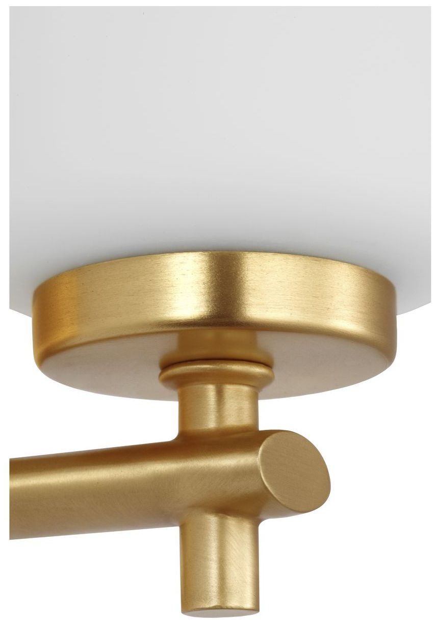 Image 7 Progress Lighting Adley 1-Light Etched Opal Glass Vanity Light more views