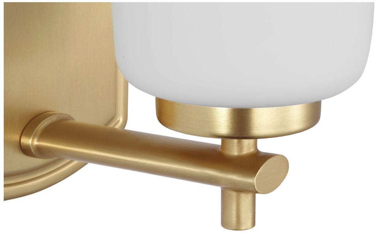 Progress Lighting Adley 1-Light Etched Opal Glass Vanity Light