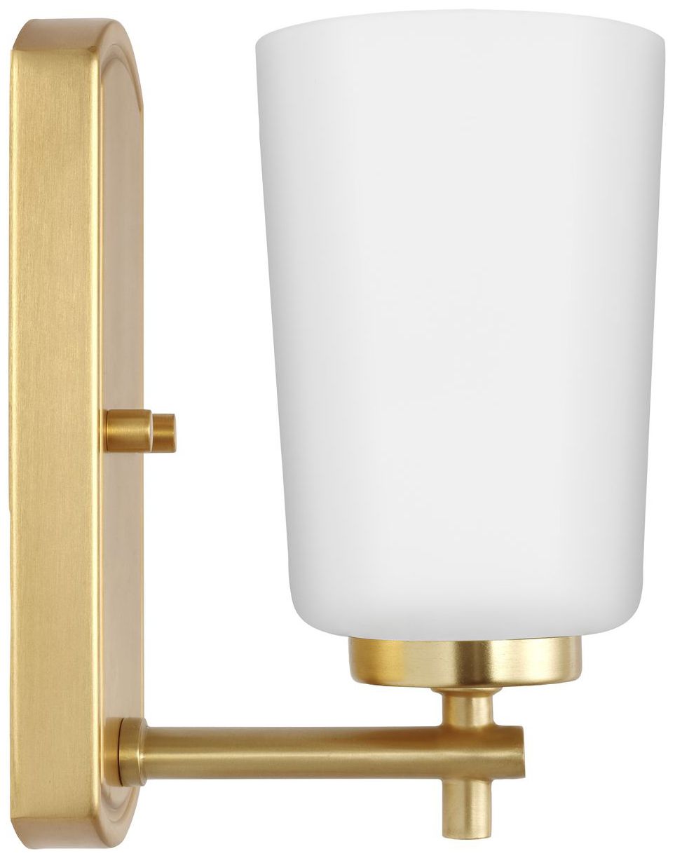 Progress Lighting Adley 1-Light Etched Opal Glass Vanity Light