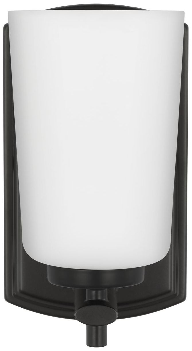 Image 5 Progress Lighting Adley 1-Light Etched Opal Glass Vanity Light more views