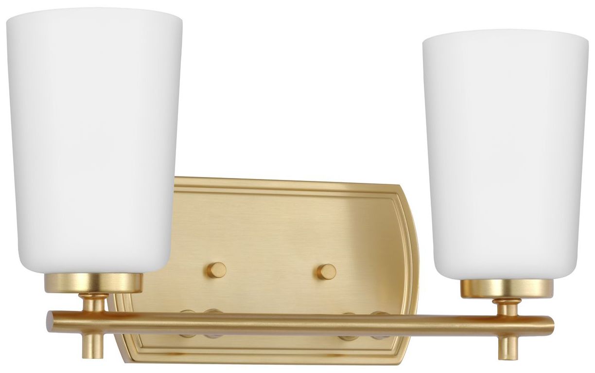 Image 3 Progress Lighting Adley 2-Light Etched Opal Glass Vanity Light more views