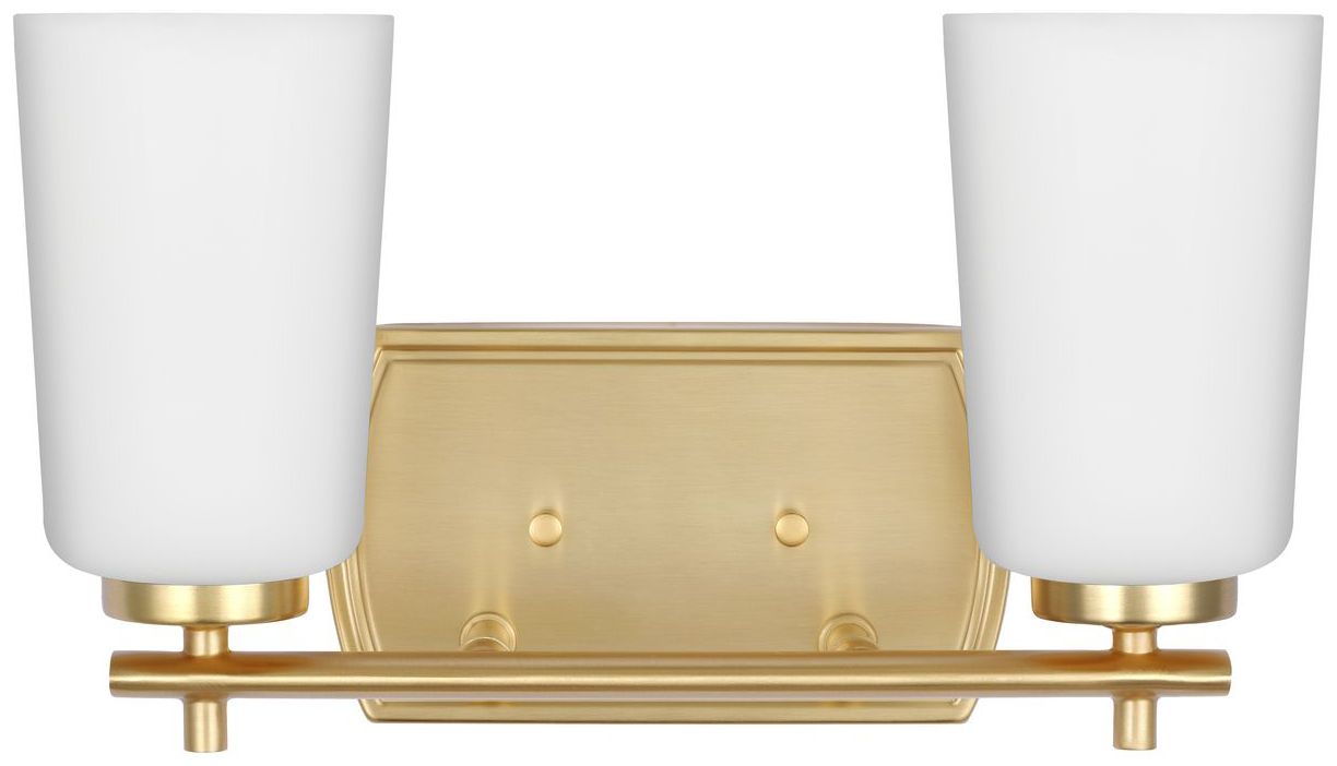 Image 6 Progress Lighting Adley 2-Light Etched Opal Glass Vanity Light more views
