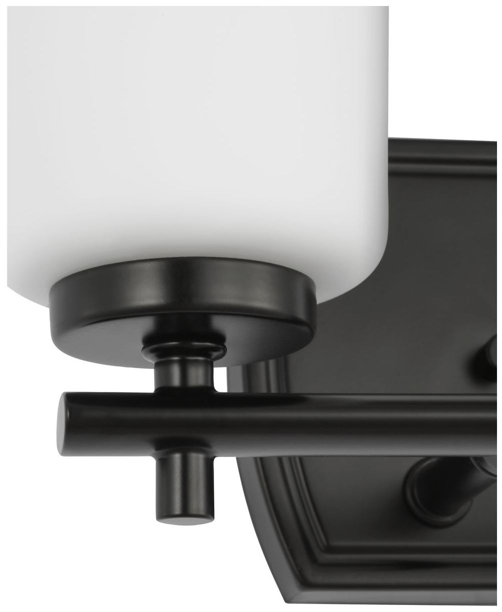 Image 7 Progress Lighting Adley 2-Light Etched Opal Glass Vanity Light more views