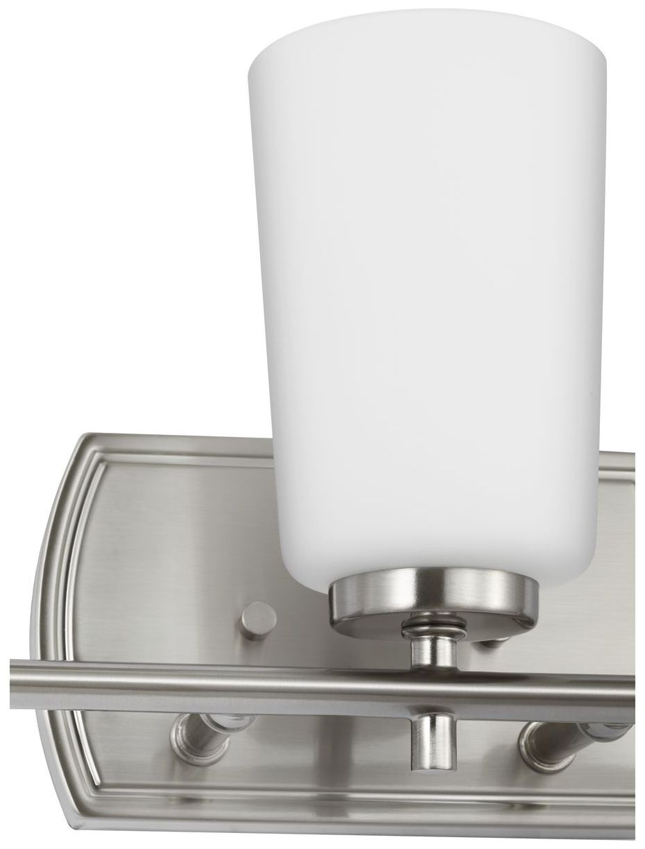 Progress Lighting Adley 3-Light Etched Opal Glass Vanity Light