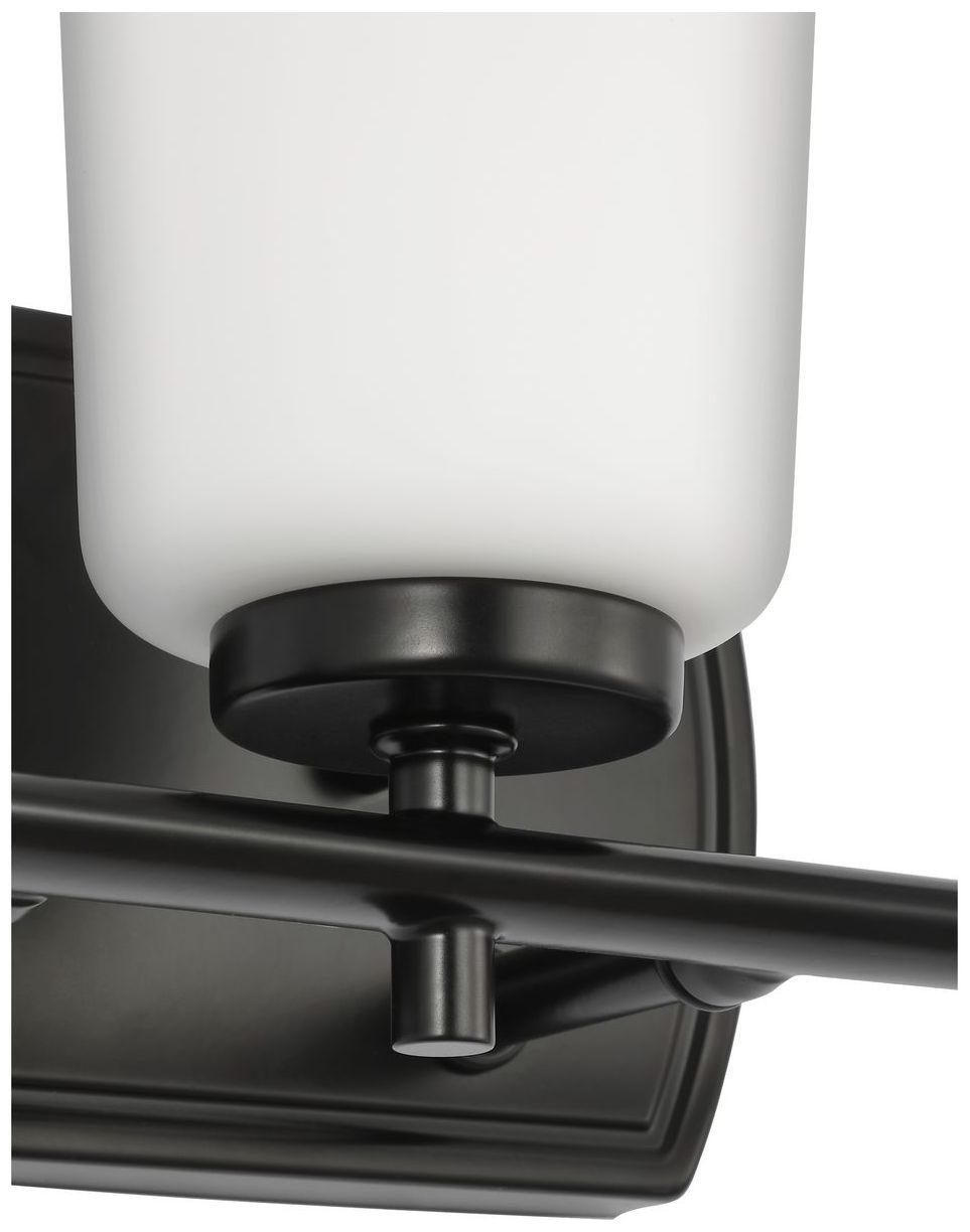 Image 7 Progress Lighting Adley 3-Light Etched Opal Glass Vanity Light more views