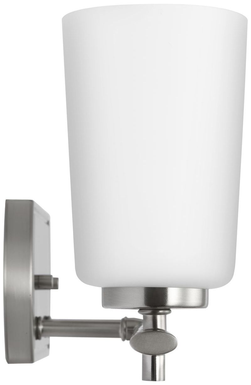Progress Lighting Adley 4-Light Etched Opal Glass Vanity Light
