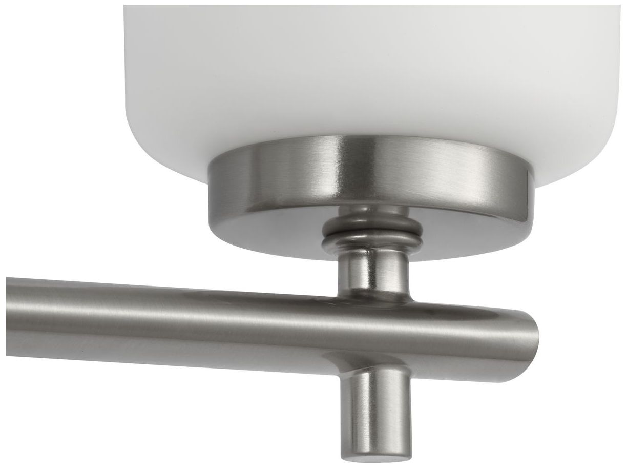 Progress Lighting Adley 4-Light Etched Opal Glass Vanity Light