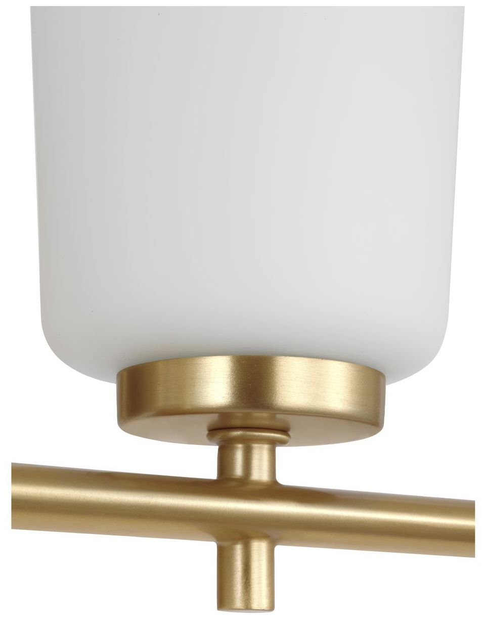 Progress Lighting Adley 4-Light Etched Opal Glass Vanity Light